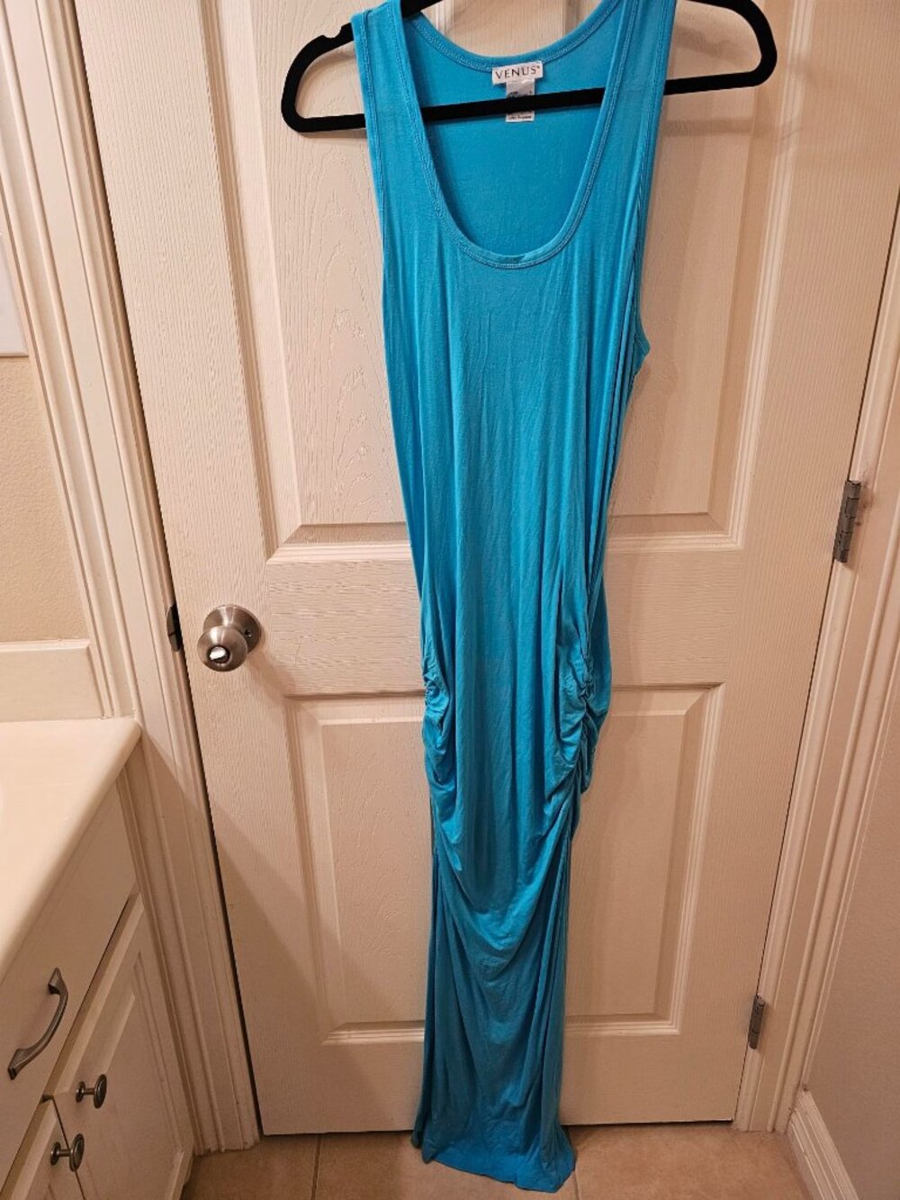 NWOT Venus Small Turquoise Maxi Dress